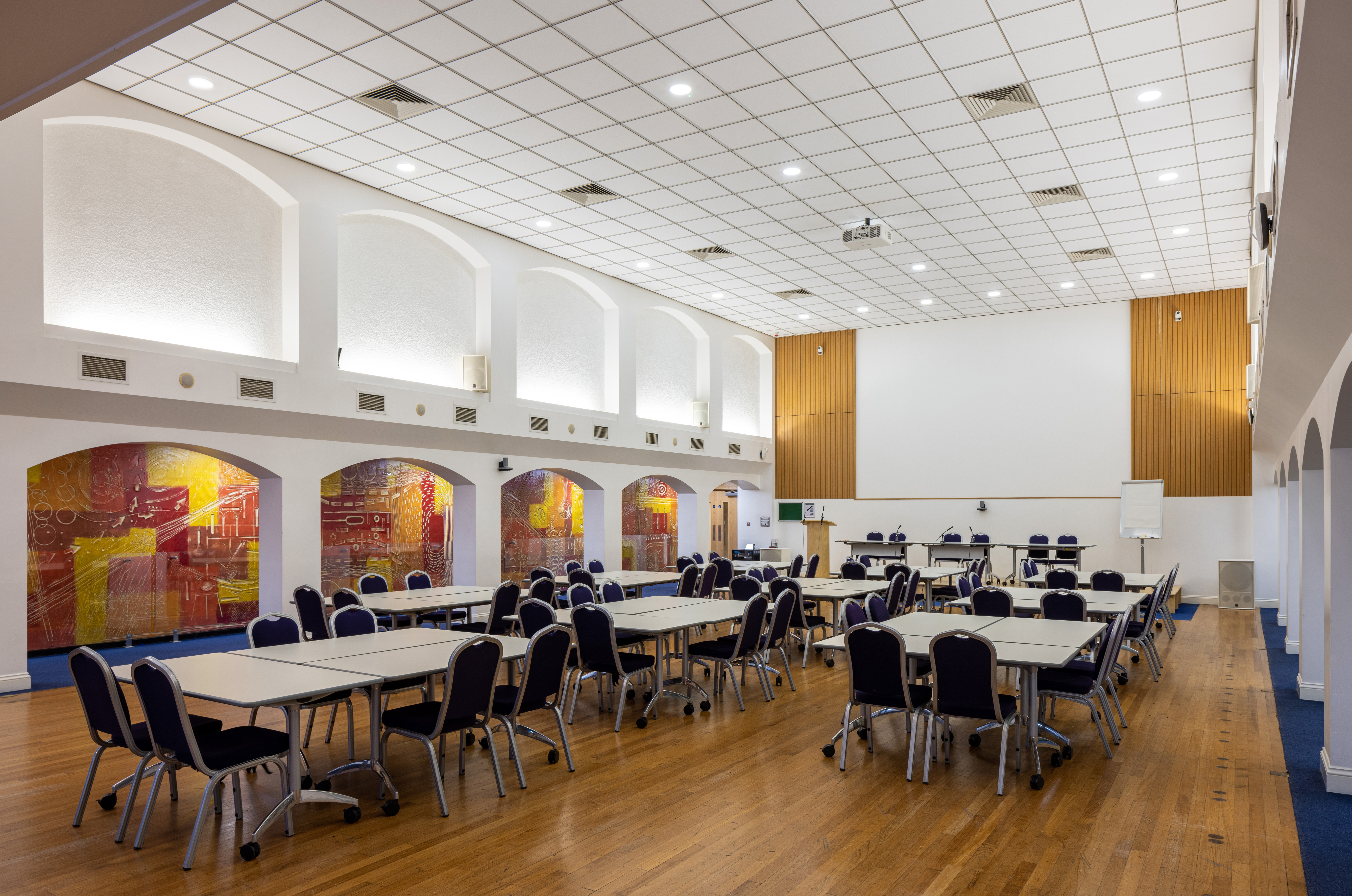 Mander Hall meeting room and conference space at Hamilton House in Central London.